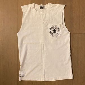 Chrome Hearts American Flag Shirt In White Medium